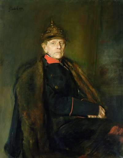 Kenraali marsalkka Helmuth Graf von Moltke (1800-91), 1890 tekijältä Franz Seraph von Lenbach