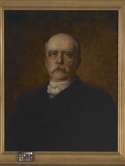 Otto Eduard Leopold Von Bismarckin muotokuva (öljy kankaalle) tekijältä Franz Seraph von Lenbach