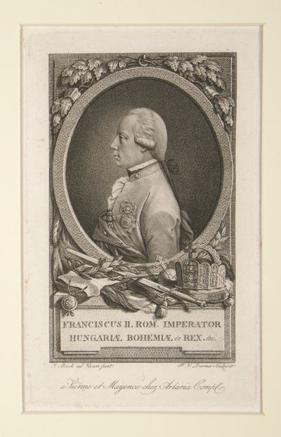 Francis II. Rom. Unkarin keisari ja Böömin kuningas tekijältä Franz Valentin Durmer