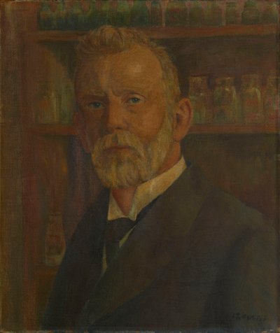 Paul Ehrlichin muotokuva 1854-1915, n. 1920. tekijältä Franz Wilhelm Voigt