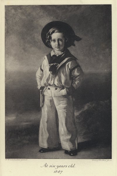 Kuningas Edward VII lapsena, 6-vuotias tekijältä Franz Xaver  Winterhalter (after)