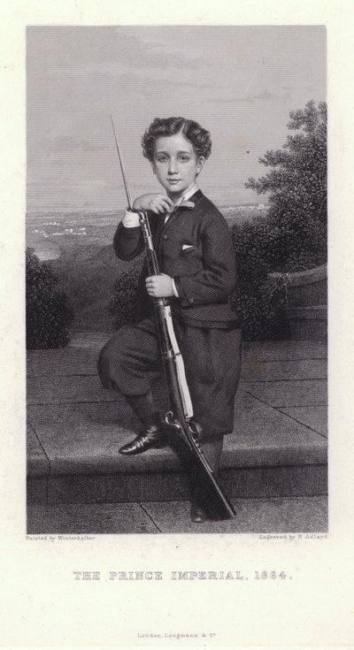 Napoleon, prinssi keisarillinen, Ranskan keisari Napoleon III:n poika tekijältä Franz Xaver  Winterhalter (after)