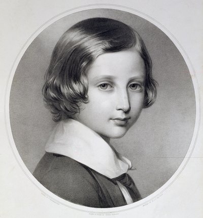 Albert, Walesin prinssi (1841-1910), alkuperäinen kaiverrus Thomas Fairland, julkaisija M. und N. Hanhart, 1852 (litografia) tekijältä Franz Xaver Winterhalter