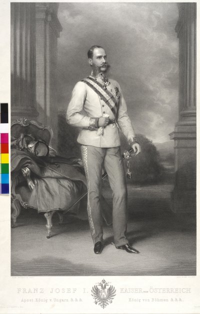 Itävallan keisari Franz Joseph I tekijältä Franz Xaver Winterhalter