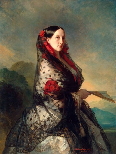 Venäjän suurherttuatar Maria Nikolajevna, 1857 tekijältä Franz Xaver Winterhalter