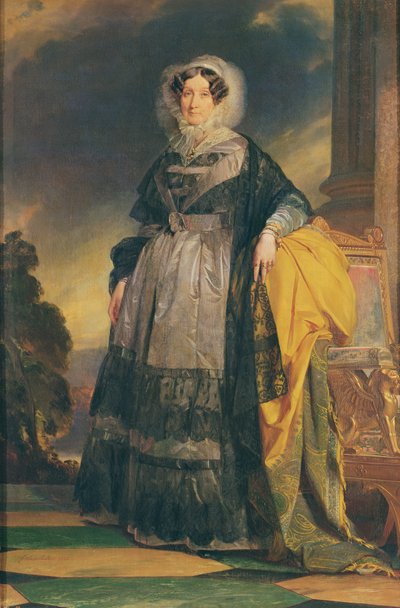 Orléansin Adelaiden (1777-1848), Mademoiselle de Chartresin muotokuva, joka tunnetaan nimellä Madame Adelaide tekijältä Franz Xaver Winterhalter