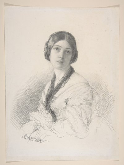 Paronitar Gudinin, omaa sukua Margareth Louis Hay, muotokuva tekijältä Franz Xaver Winterhalter