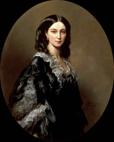 Herttuatar Elizaveta Aleksandrovna Barjatinskajan muotokuva, os. Prinsessa Chernysheva 1826-1902, 1858 tekijältä Franz Xaver Winterhalter