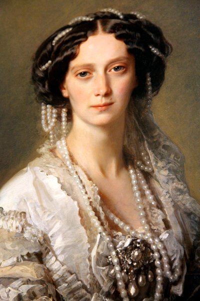 "Keisarinna Maria Aleksandrovnan muotokuva", 1857 tekijältä Franz Xaver Winterhalter