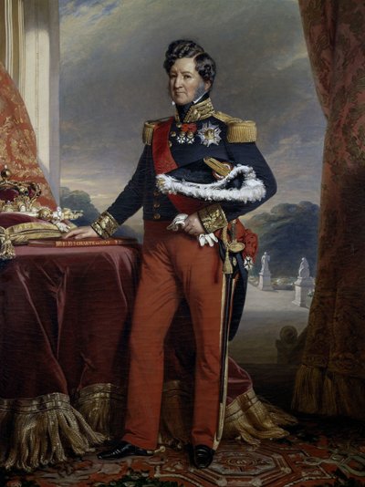 Louis Philippen Bourbon-Orleansista (1773-1850) muotokuva tekijältä Franz Xaver Winterhalter