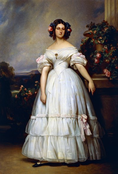 Orleansin prinsessa Clementinen muotokuva (Neuilly-sur-Seine tekijältä Franz Xaver Winterhalter