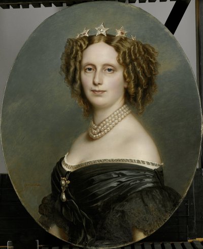 Württembergin prinsessan Sophia Frederika Mathildan (1818-77) muotokuva tekijältä Franz Xaver Winterhalter