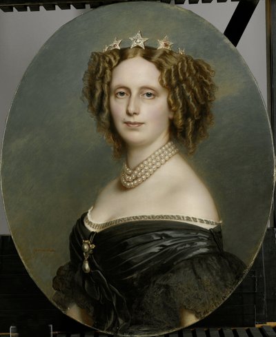 Sophia Frederika Mathildan (1818-77), Württembergin prinsessan muotokuva tekijältä Franz Xaver Winterhalter