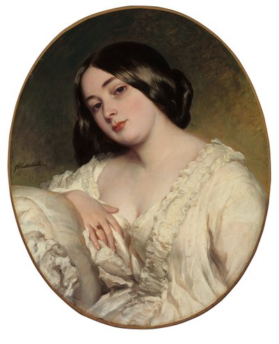Naisen muotokuva tekijältä Franz Xaver Winterhalter