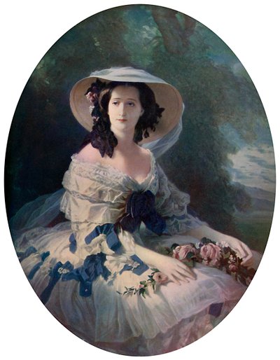 Keisarinna Eugenie, 1800-luku, n. 1920 tekijältä Franz Xaver Winterhalter