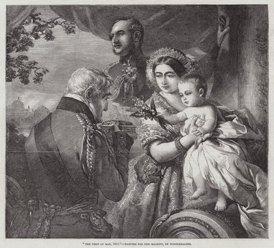 Ensimmäinen toukokuu 1851, maalattu Hänen Majesteettilleen tekijältä Franz Xaver Winterhalter