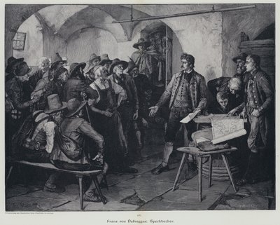 Josef Speckbacher, Tirolin kapinan johtaja Napoleon I:n valtaa vastaan (kaiverrus) tekijältä Franz von (after) Defregger