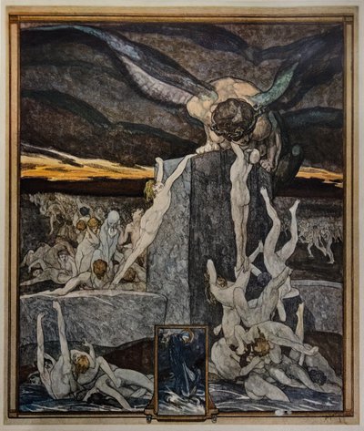 Simoniacs, Helvetti, laulu XIX tekijältä Franz von Bayros (1866 1924)