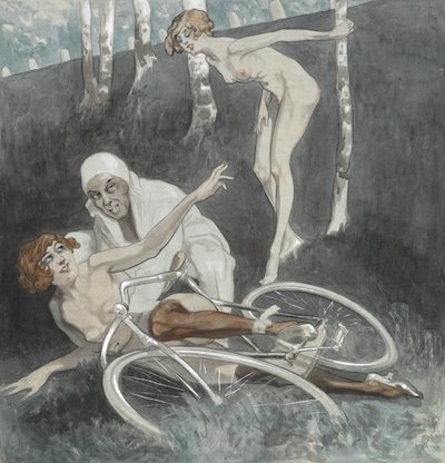 Eroottinen kuva. tekijältä Franz von Bayros