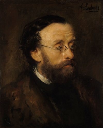 Maisemamaalari Eduard Schleich tekijältä Franz von Lenbach