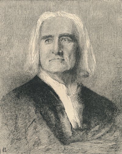 Franz Liszt, c1880, 1886 tekijältä Franz von Lenbach