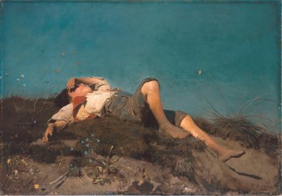 Saksa: Hirtenknabe Paimenpoika tekijältä Franz von Lenbach