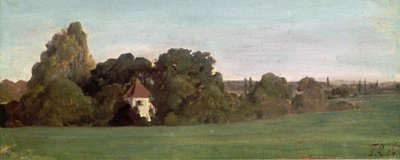 Maisema ja kappeli tekijältä Franz von Lenbach
