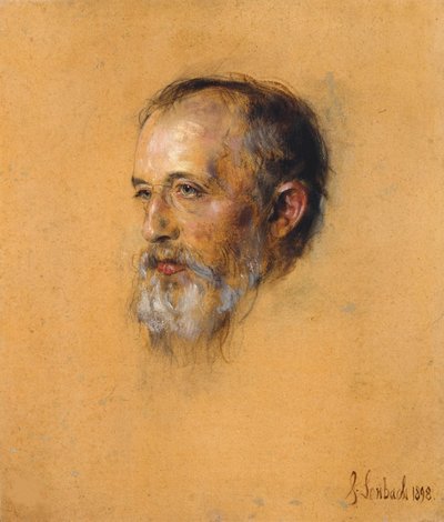 Muotokuva kapellimestari ja säveltäjä Hermann Levistä 1839-1900, 1898. tekijältä Franz von Lenbach