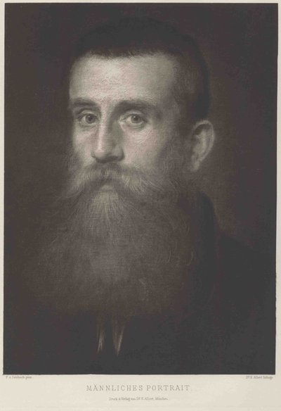 Tutkimuksen otsikko tekijältä Franz von Lenbach