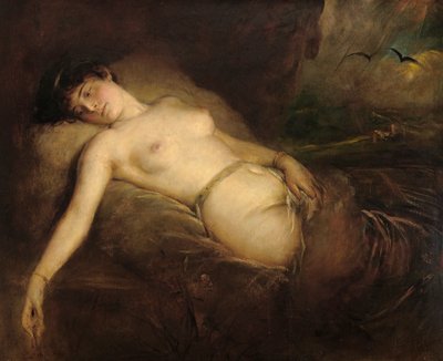 Nainen alaston tekijältä Franz von Lenbach