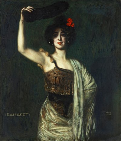 Tanssijatar Saharet tekijältä Franz von Stuck