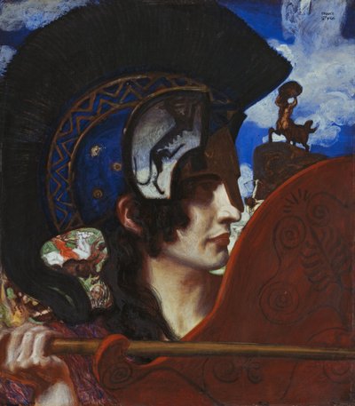 Taistelee Amazonia vastaan tekijältä Franz von Stuck