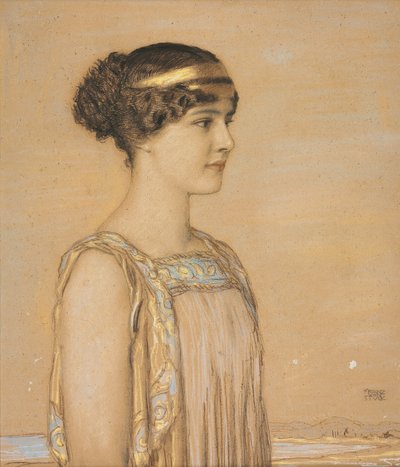 Marian muotokuva kreikkalaispuvussa, 1910 tekijältä Franz von Stuck