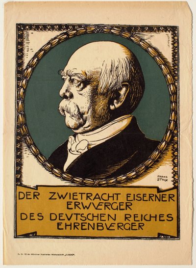 Otto von Bismarckin muotokuva tekijältä Franz von Stuck