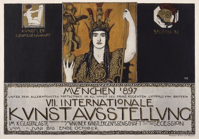 Seitsemäs kansainvälinen taidenäyttely, München 1897 tekijältä Franz von Stuck