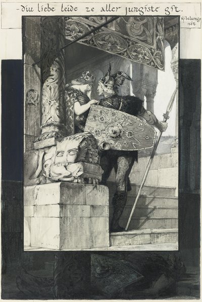 Siegfried ja Kriemhild tekijältä Franz von Stuck