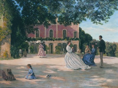 Ranska: La Terrasse de Méric tekijältä Frédéric Bazille