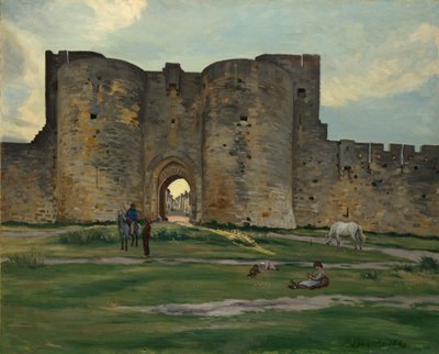 Kuningattaren portti Aigues-Mortesissa, 1867. tekijältä Frédéric Bazille