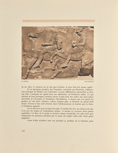 Parthenon. Läntinen friisi tekijältä Frédéric Boissonnas