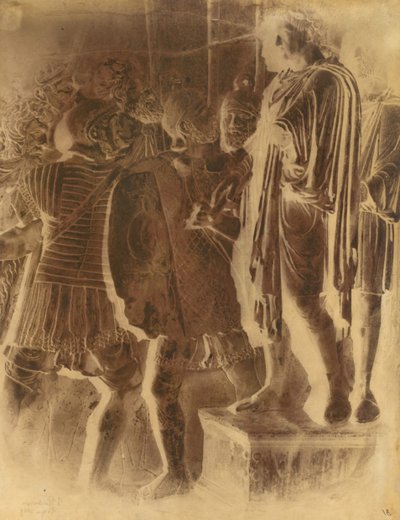 Basreliefi Konstantinuksen kaaresta, Rooma, 1849. tekijältä Frédéric Flachéron