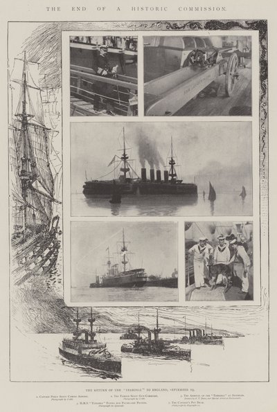 Historiallisen komission loppu tekijältä Fred T. Jane