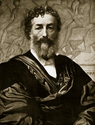 Omakuva (litho) tekijältä Frederic (after) Leighton