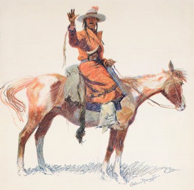 Apache Scout. Frederic Remington. tekijältä Frederic (after) Remington