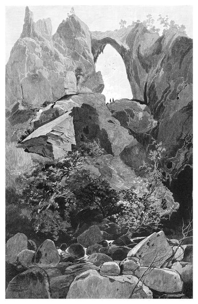Carlotta Arch, Jenolan Caves, New South Wales, Australia, 1886. tekijältä Frederic B. Schell