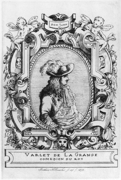 Charles Varlet, tunnettu nimellä La Grange, Dom Juanin roolissa Jean-Baptiste Poquelin Molieren (1622-73) teoksesta 