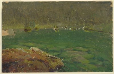 Alpine Lake, Baijeri tai Sveitsi tekijältä Frederic Edwin Church