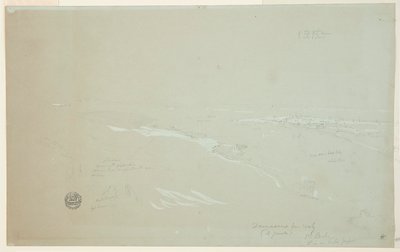 Damasc, Síria, vist des del nord-oest, part 1 finlandès tekijältä Frederic Edwin Church