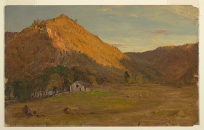 Piirros, Syksyinen maisema (Pohjois-Carolina), 1865-70 tekijältä Frederic Edwin Church