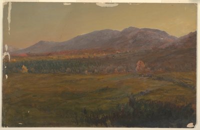 Piirros, Syksyinen maisema, Hudson, New York, n. 1860. tekijältä Frederic Edwin Church