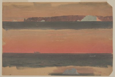 Piirros, Cape St. John, Newfoundland, 1. kesäkuuta 1859. tekijältä Frederic Edwin Church